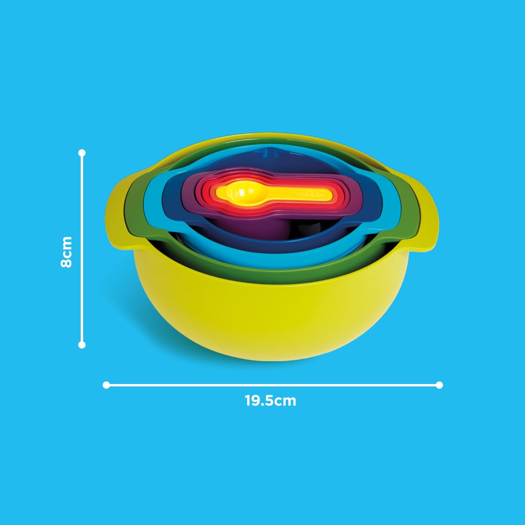 Casdon Joseph Joseph Nest 9 - Colourful Toy Food Prep Set for Kids 3+ 14