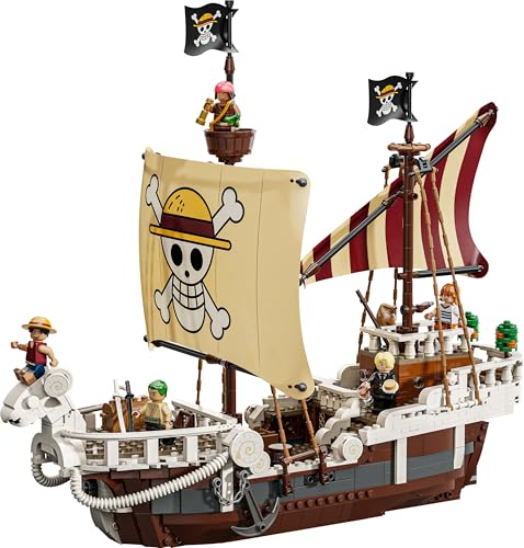 LEGO ONE PIECE Going Merry Pirate Ship - 1376-Piece Building Set for Ages 10+ 7