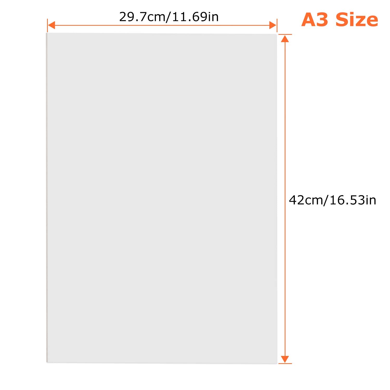 ASelected 16 Pack A3 Foam Board - 5mm Thick White Polystyrene Sheets for Crafting & Display 2