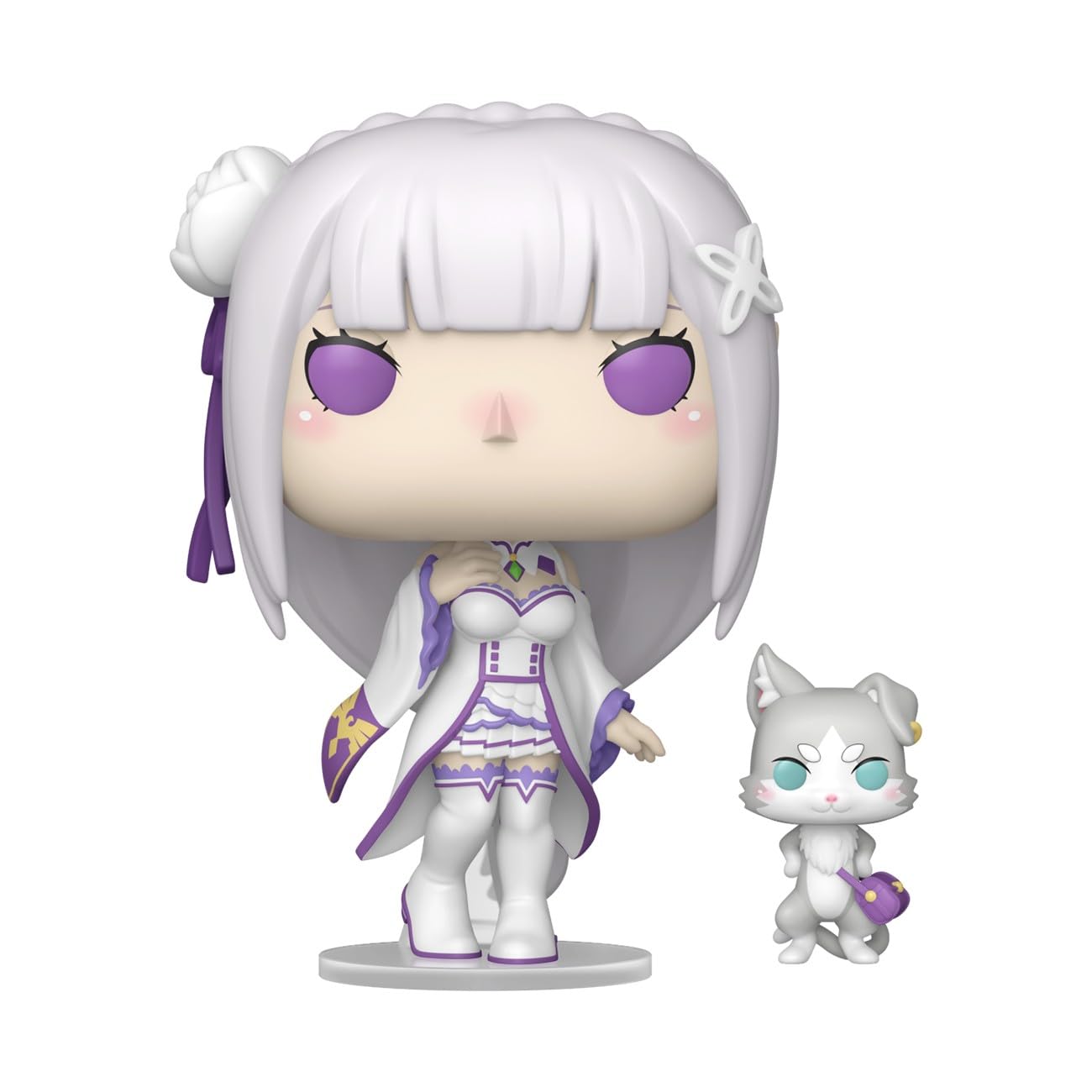 Funko Pop! & Buddy: Re: ZERO - Emilia With Puck Vinyl Figure 2