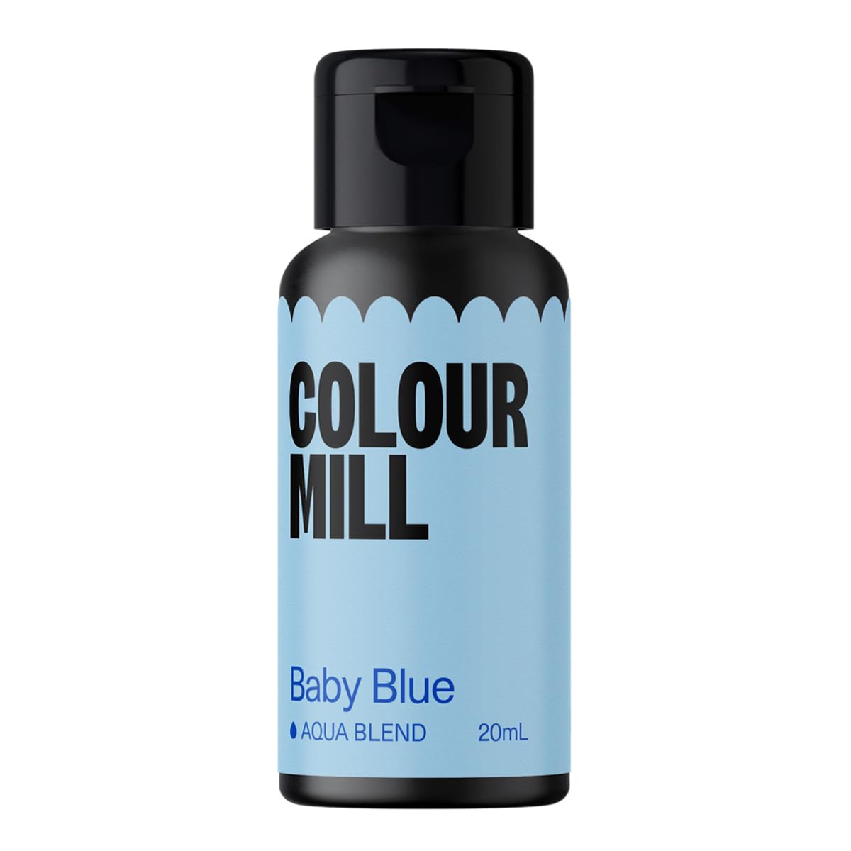 Colour Mill Aqua Blend Lebensmittelfarbe Babyblau – auf Wasserbasis, hochkonzentriert, 20 ml