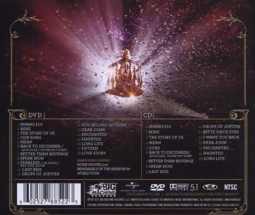 Taylor Swift - Speak Now World Tour Live [Audio CD] 2