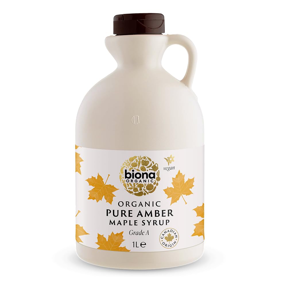 Biona Organic Maple Syrup - Amber Grade A | 1L Pure Canadian Sweetener