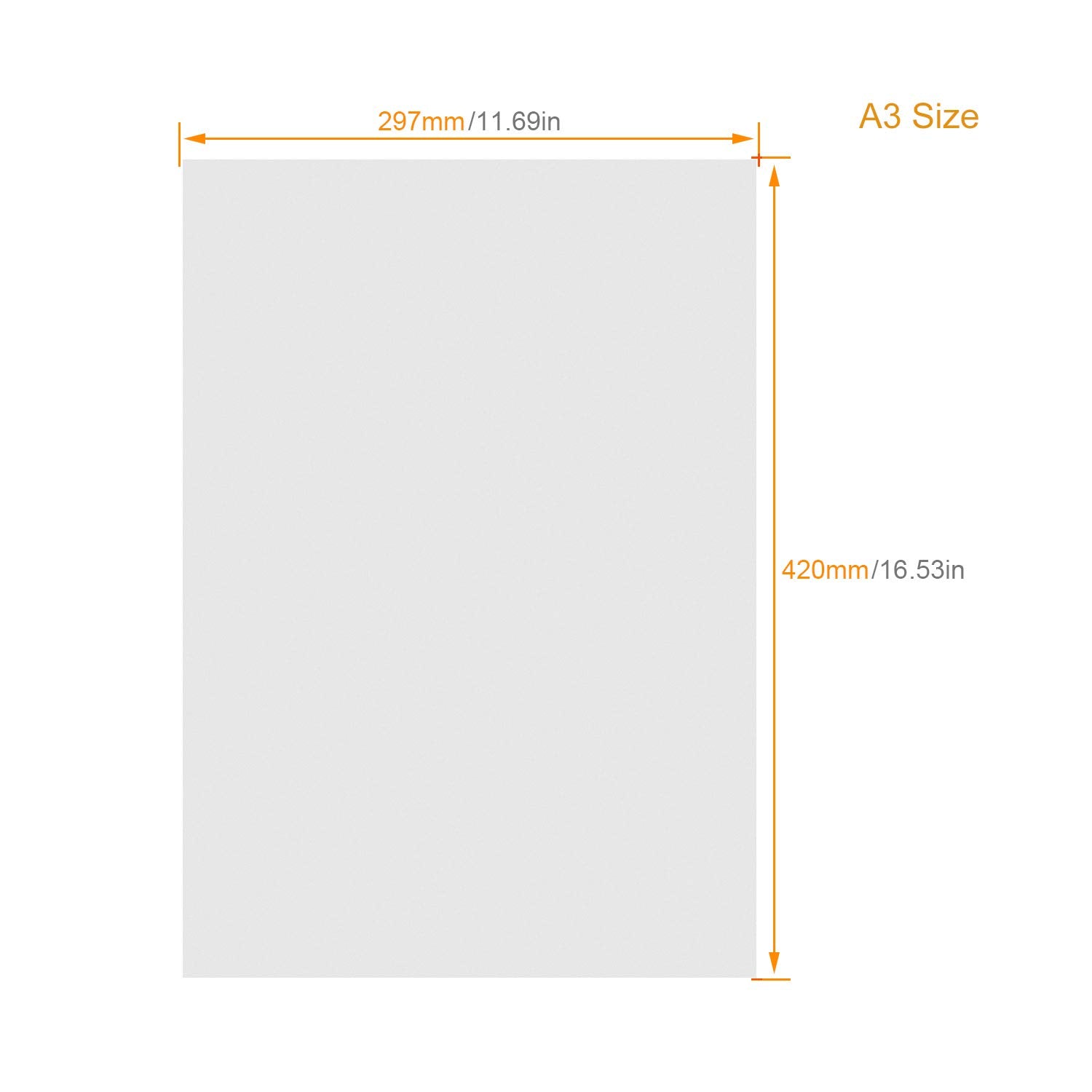 ASelected White Foam Board - 16 Pack A3 Size 5mm Thick Polystyrene for Crafts & Mounting 2