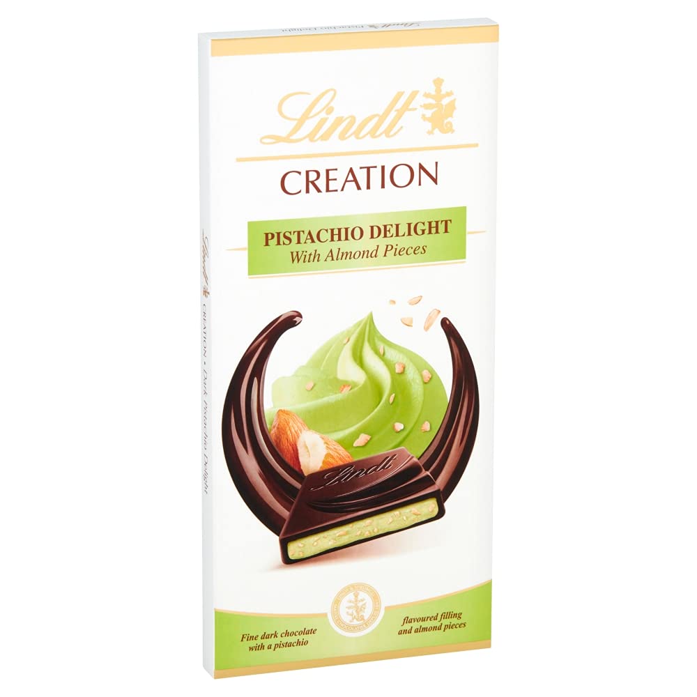 Lindt Creation Pistachio Delight Dark Chocolate Bar 150g