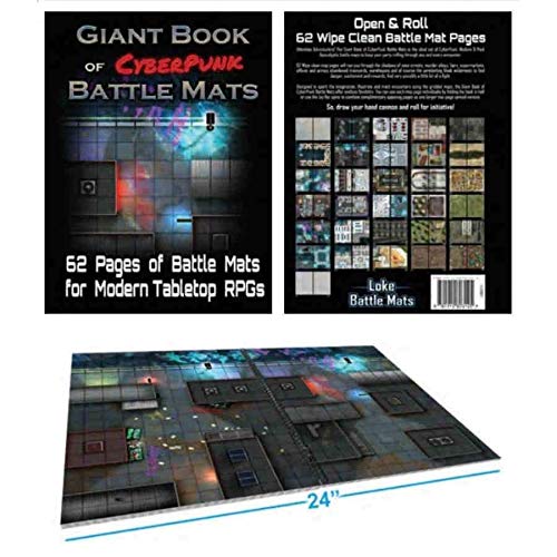 Loke Battle Mats The Giant Book of Cyberpunk Battle Mats (A3) 6