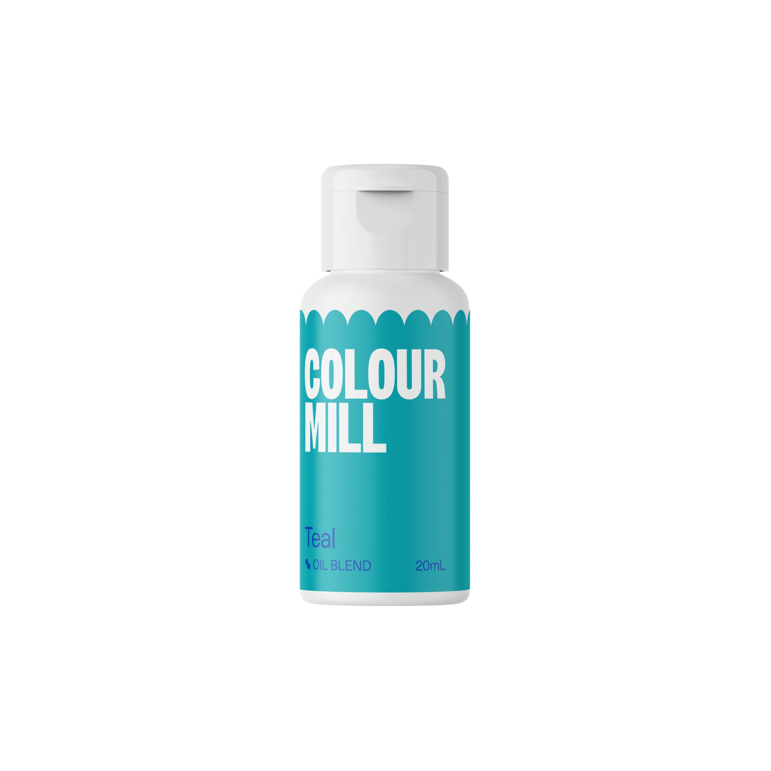 Colour Mill Oil Blend Lebensmittelfarbe Blaugrün – Backfarbe auf Ölbasis, 20 ml