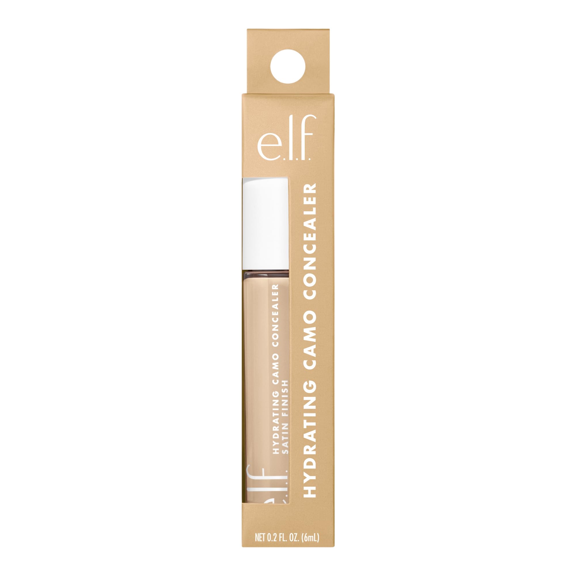 e.l.f. Hydrating Camo Concealer - Lightweight Full Coverage Long Lasting