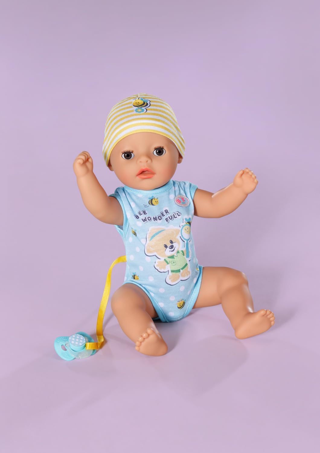 BABY born Little Magic Boy 835340 - 36cm Interactive Doll with 7 Lifelike Functions