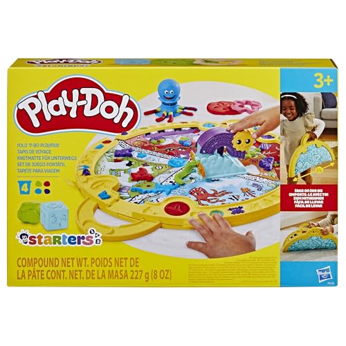 Play-Doh Fold and Go Spielmatten-Starter-Spielset – Kreatives Kunst- und Bastelspielzeug für Kinder ab 3 Jahren 18
