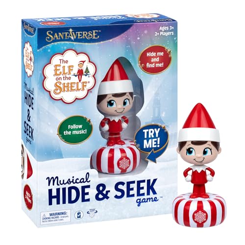 The Elf On The Shelf Musical Hide & Seek Game - Interactive Electronic Action Figure for Kids 5