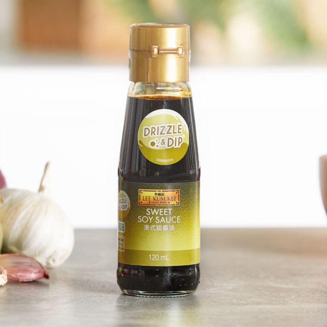 Lee Kum Kee Table Sauce Set – 4×120ml | Oriental Sesame, Hot Chilli, Sweet Soy & Rice Vinegar