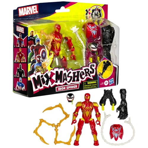 SPIDER-MAN MixMashers Iron Spider & Venom Mix-and-Match Action Figure 13