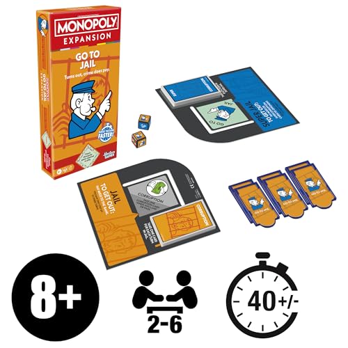 Monopoly Go to Jail Expansion Pack for Classic Monopoly Game – English Version 8
