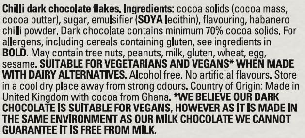 Hotel Chocolat - Chilli Hot Chocolate Sachets (10 Sachets, 70% Dark Chocolate with Habanero)