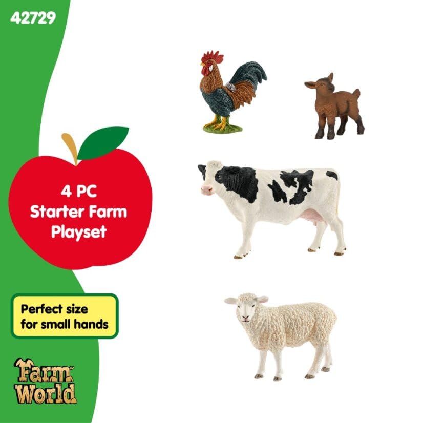 SCHLEICH Farm World Farm Starter Set - 6-Piece Playset for Ages 3+ 3