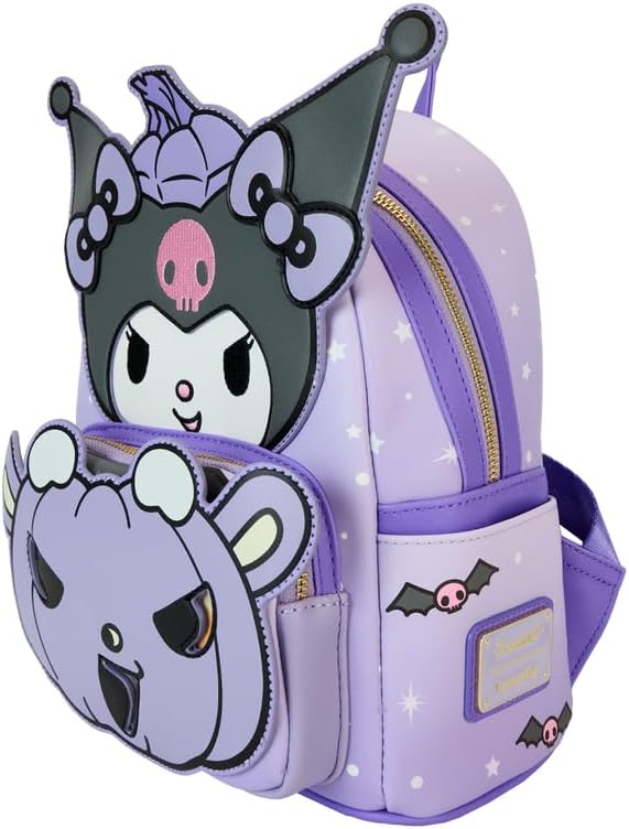 Loungefly Sanrio Kuromi Pumpkin Glow Mini Backpack (SANBK0463)