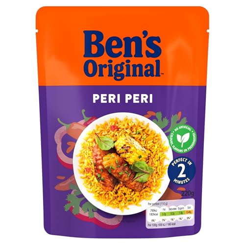 Ben's Original Peri Peri Mikrowellenreis, 6 x 220 g Beutel – vegetarisch, ohne künstliche Zusatzstoffe 8