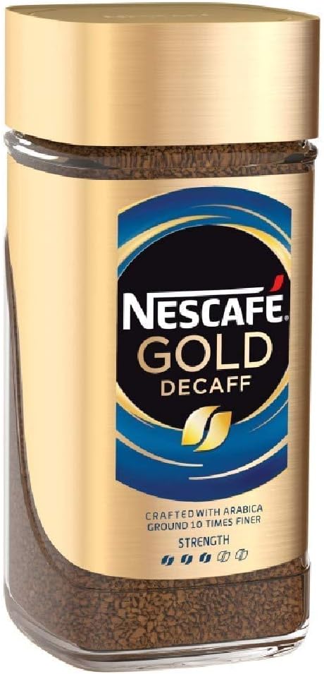 Nescafé Gold Blend Decaf Instant Coffee 200g - Smooth, Rich Aroma, Water-Processed Decaf 3
