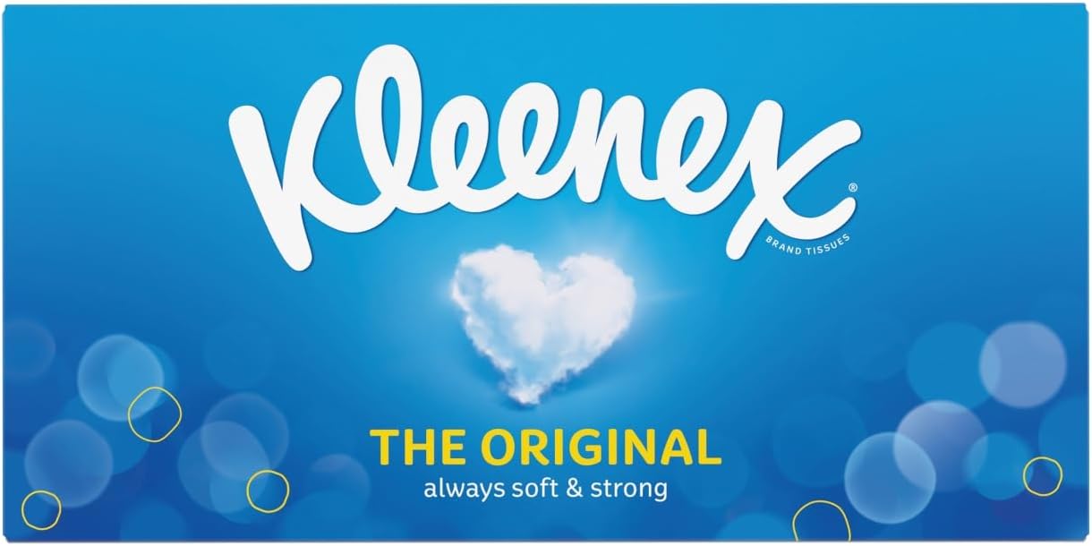 Kleenex - Original Kosmetiktücher, 3-lagig, 64 Blatt pro Box