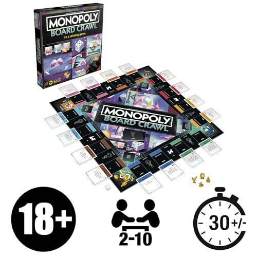 Monopoly Board Crawl Party Game – Official Adult Drinking Game Edition 5