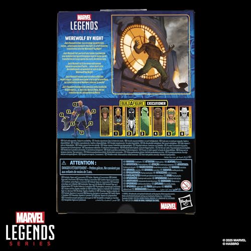 Hasbro Marvel Legends Werewolf By Night Action Figure - 15-cm Scale | Comics-Inspired | 2 Build-A-Figure Parts 4