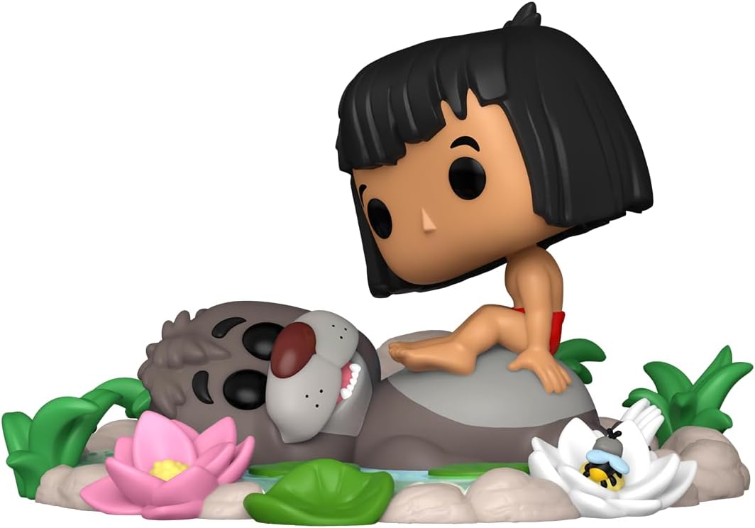Funko Pop! Animation The Jungle Book - Baloo Bear & Mowgli Vinyl Figure (Pop! Moment) 8