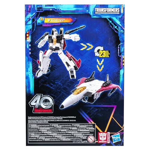 Transformers Legacy United Voyager Class Ramjet Action Figure - G1 Universe | 23 Steps | 7-inch 12
