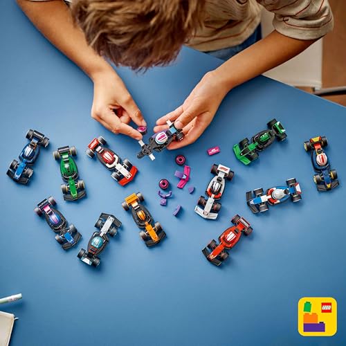 LEGO F1 Rennwagen zum Sammeln – 1 von 12 Mini-Baumodellen mit beweglichen Rädern für Kinder ab 6 Jahren 4