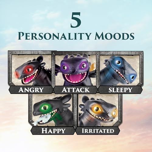 Dreamworks Dragons How to Train Your Dragon - Interactive Toothless Figure with Sound & Motion 11