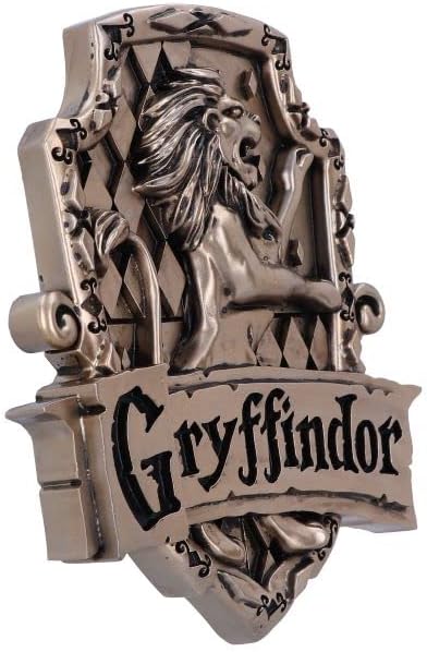 Nemesis Now Harry Potter Gryffindor Crest Wall Plaque, Bronze Resin 4