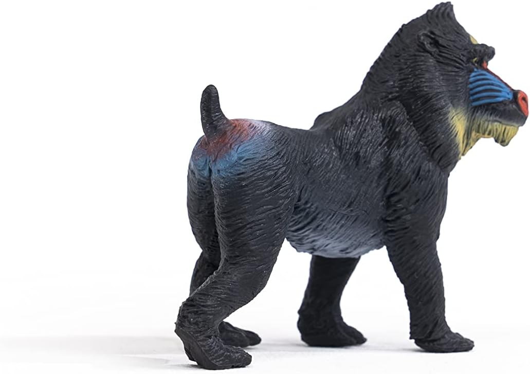 SCHLEICH Mandrill Figurine 14856 - Wildlife Animal Figure for Kids 3+ 6