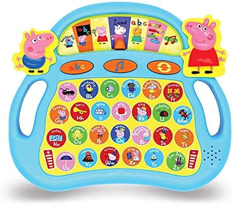 Peppa Pig Laugh & Learn Alphaphonics Interactive Toy - Educational Phonics Learning Game for Toddlers