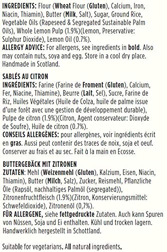 Shortbread House of Edinburgh Handmade Mini Shortbread Biscuits with Sicilian Lemon 7
