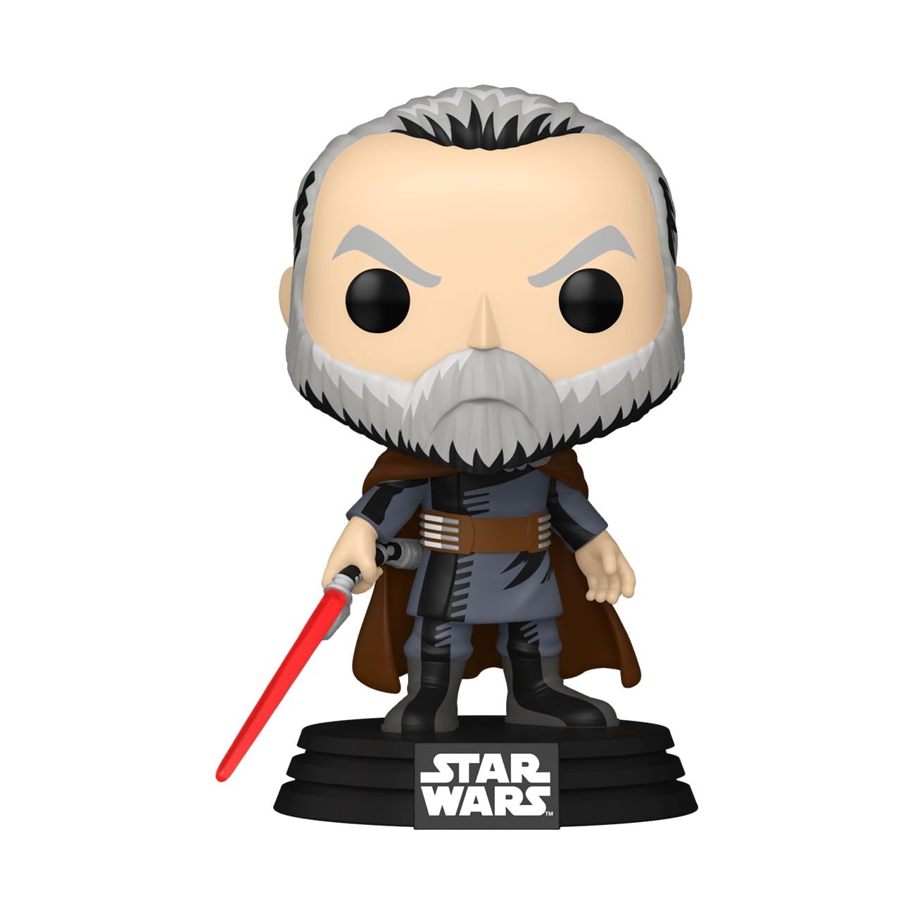 Funko POP! Star Wars: Count Dooku Collectible Vinyl Figure | Chibi Style | 3.75 Inches