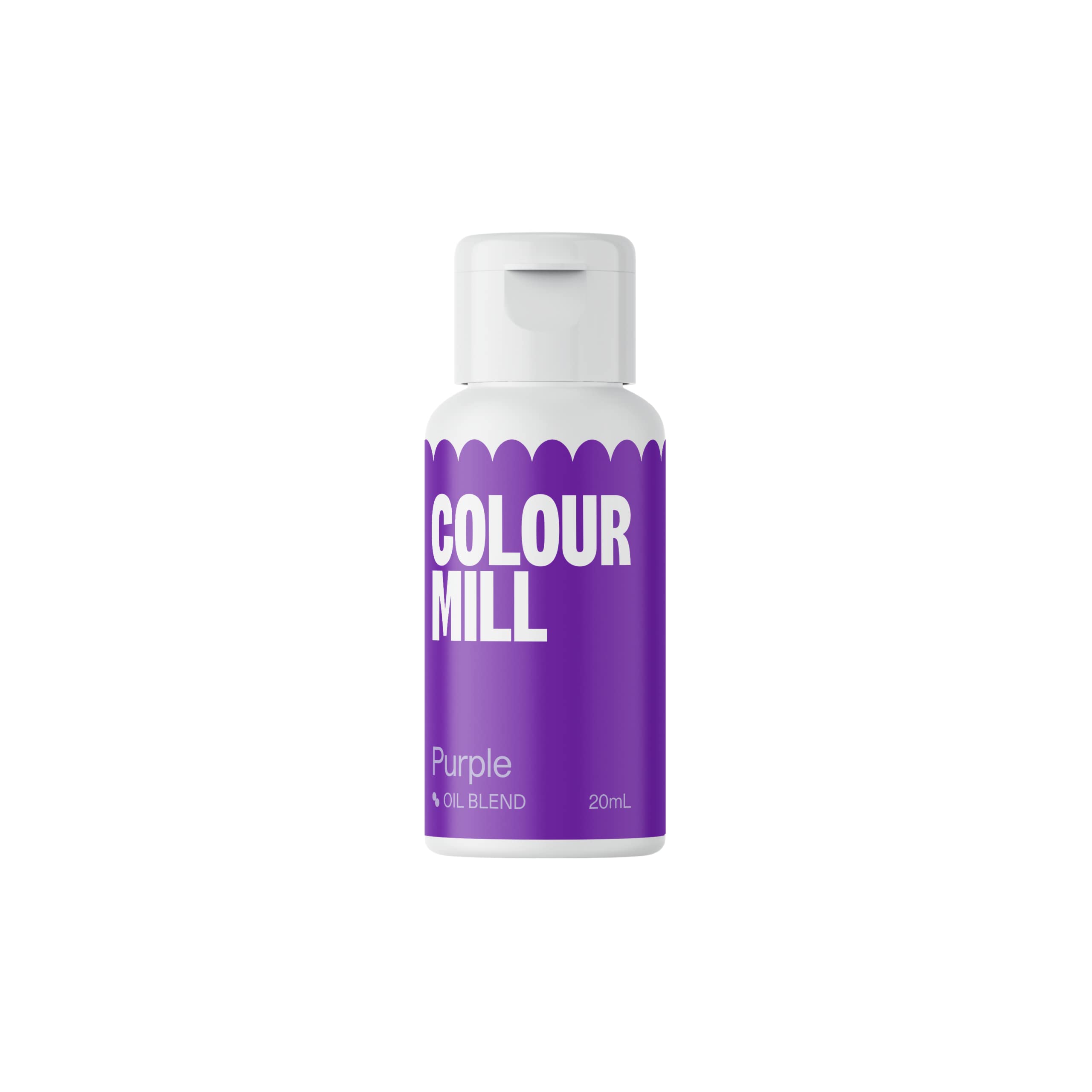 Colour Mill Oil Blend Food Colouring - Purple | Oil-Based, High Concentration, 20ml