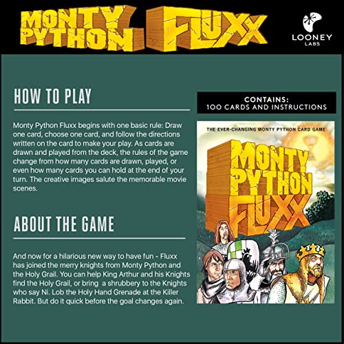 Looney Labs Monty Python Fluxx Card Game (LOO036)