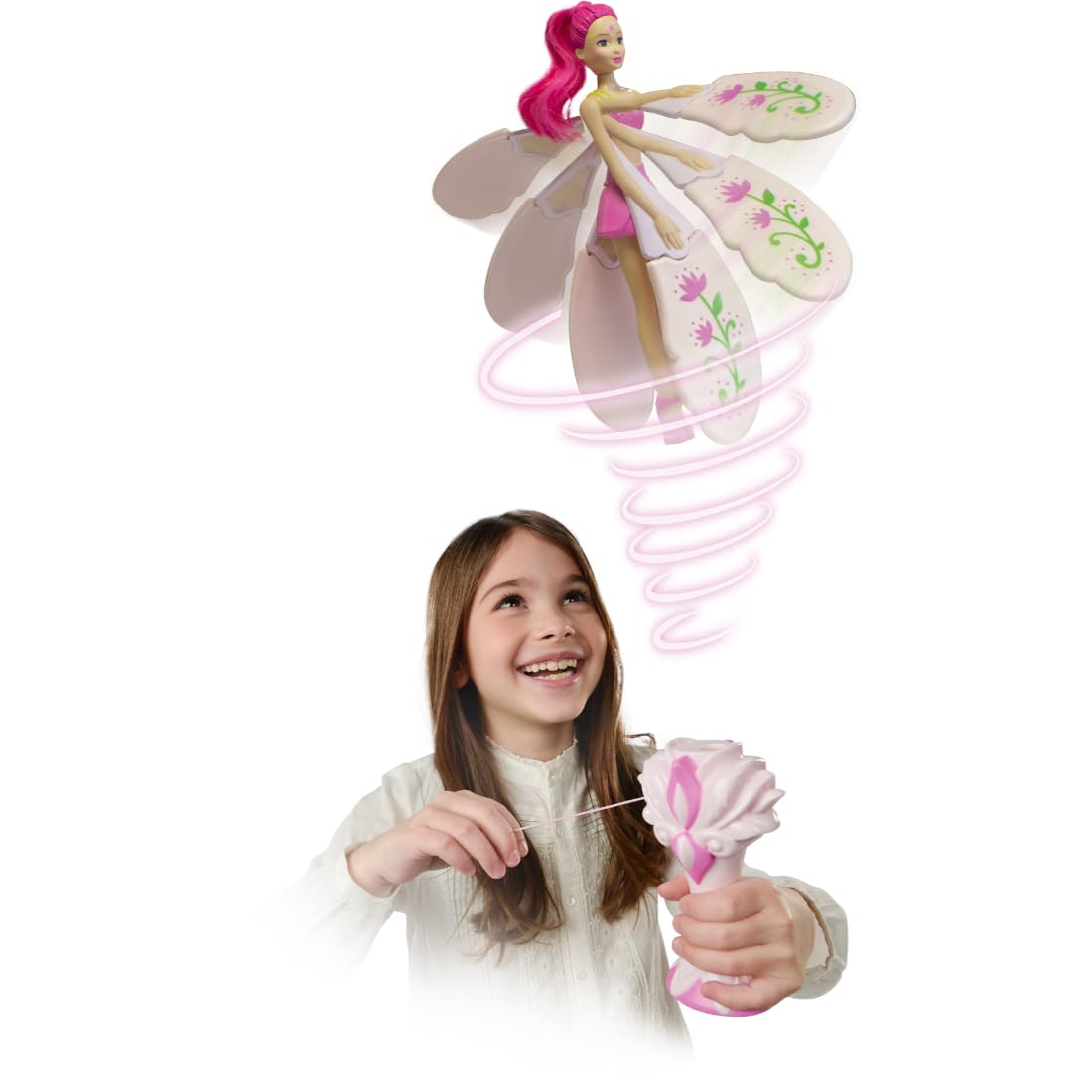 Sky Dancers Fuchsia Fantasy Flying Doll Toy | No Batteries Required | Ages 5+ 3