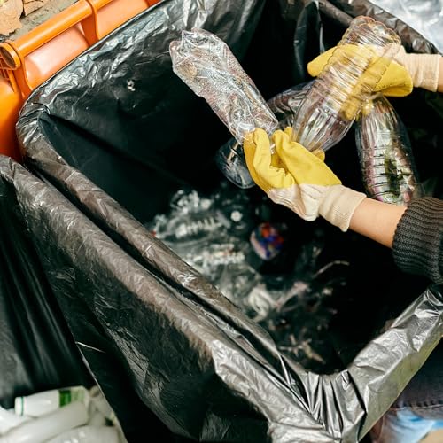 EcoBag 5 Pack Eco-Friendly Heavy-Duty Wheelie Bin Liners - 240L - 18 Microns - Recycled Plastic 8