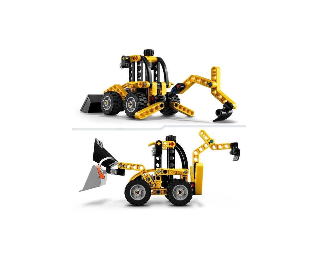 LEGO Technic Backhoe Loader Construction Vehicle Toy - 104-Piece Set for 7+ Year Olds 3