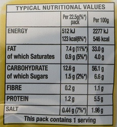Walkers Wotsits Really Cheesy Snacks, 22.5g (Case of 32) 8