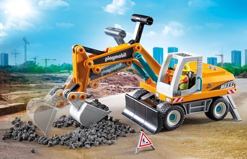 Playmobil Big Digger - Construction Vehicle Playset for Kids Ages 4-10 5