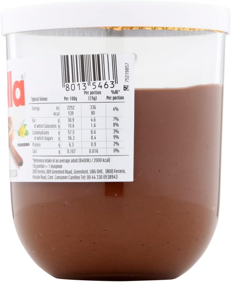Nutella Haselnuss-Schokoladenaufstrich 200 g - Frühstücks- und Snack-Topping 3