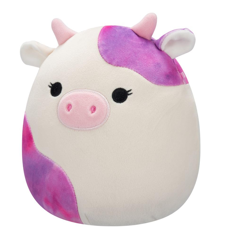 Squishmallows Original 7.5-Inch Kalina the White Cow with Pink Tie-Dye Spot 4