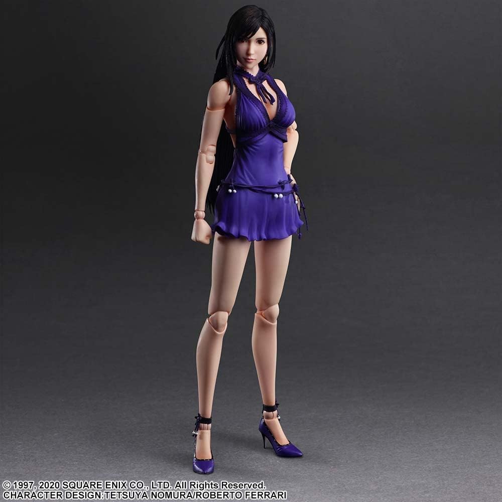FINAL FANTASY VII REMAKE PLAY ARTS KAI ACTION FIGURE TIFA LOCKHART DRESS VER.