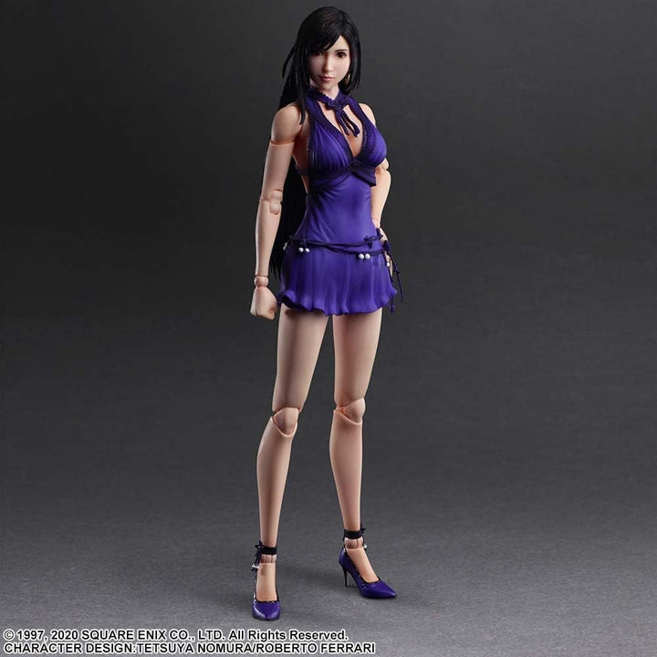 FINAL FANTASY VII REMAKE PLAY ARTS KAI ACTION FIGURE TIFA LOCKHART DRESS VER.