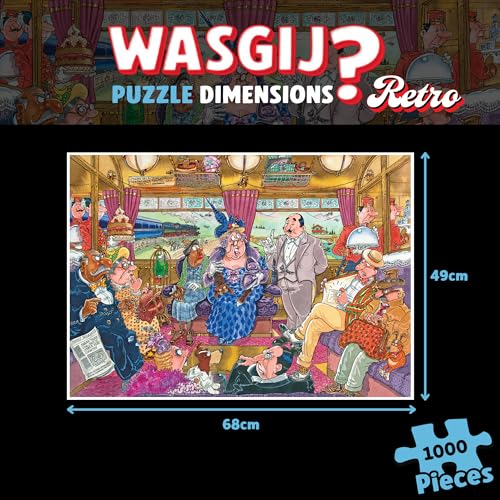 Wasgij Retro Mystery 9: The Great Train Robbery - 1000 Piece Puzzle for Adults 6