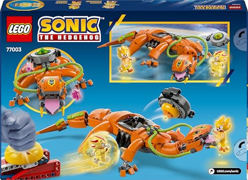 LEGO Sonic the Hedgehog Super Shadow vs. Biolizard Set - Building Toy with 419 Pieces for Ages 9+ 13