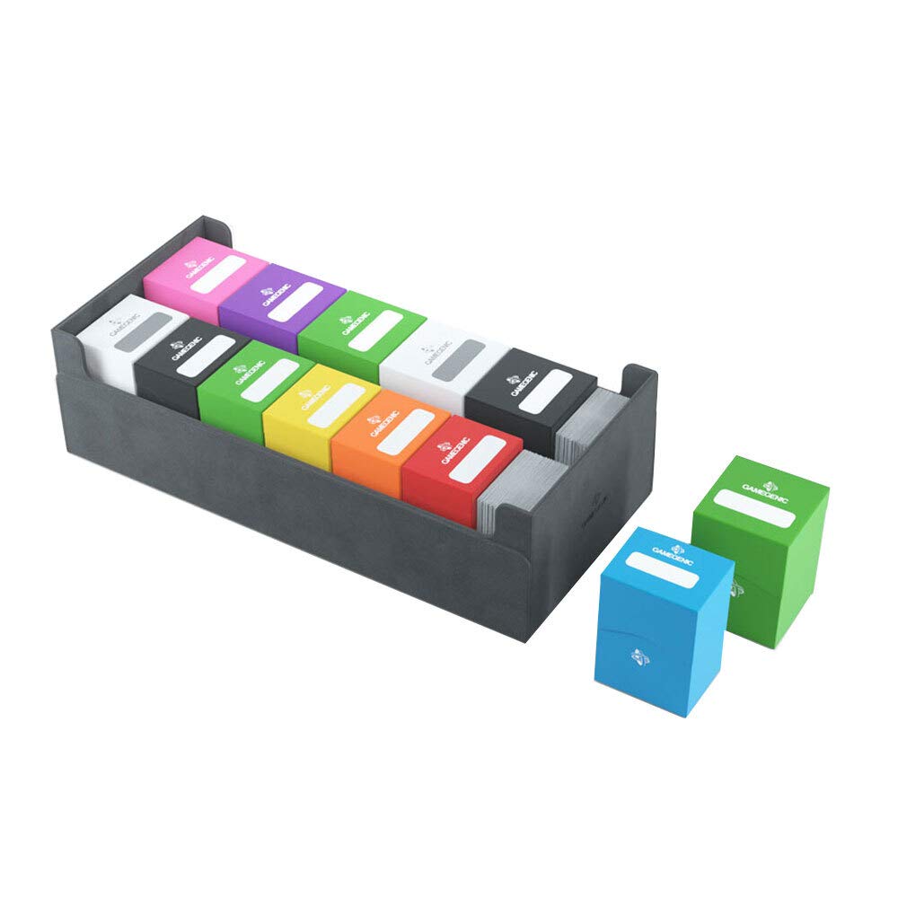 Gamegenic Dungeon 1100+ Convertible Midnight Grey Card Storage Box 4