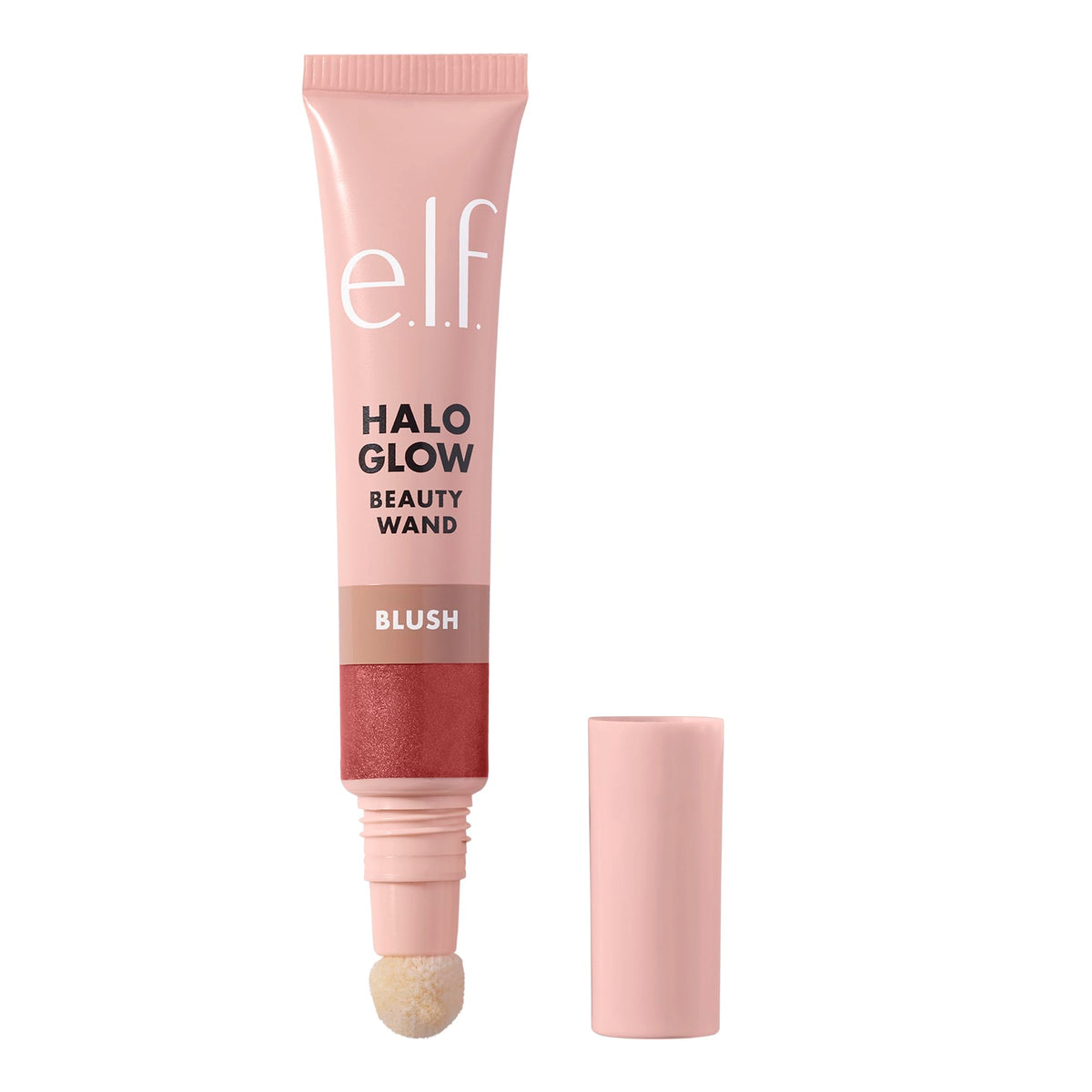 e.l.f. Halo Glow Blush Beauty Wand - Radiant Liquid Blush with Squalane | Pink | 10 ml